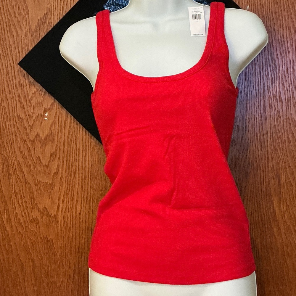 Old Navy Vibrant Red Tank Top